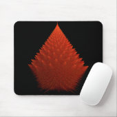 Fraktal mit Spiky Red "Tree" mit Spikes Mousepad (Mit Mouse)
