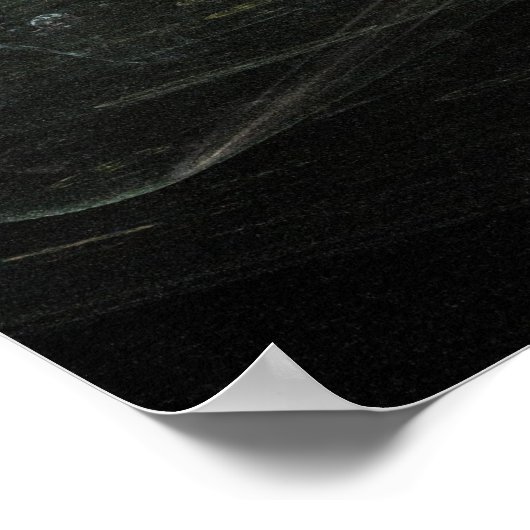 Fraktal "Moon Station" Art Poster (Ecke)