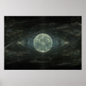 Fraktal "Moon Station" Art Poster (Vorne)