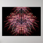 Fraktal Moth Print Poster (Vorne)