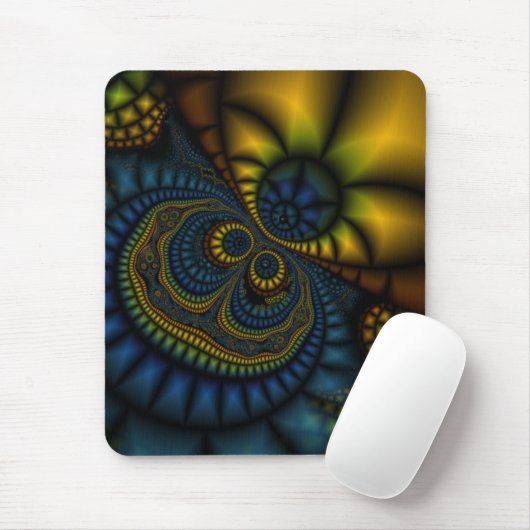 Fraktal Mousepad (Mit Mouse)