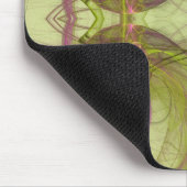 Fraktal Mousepad (grün und rosa) (Ecke)
