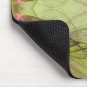 Fraktal Mousepad (grün und rosa) (Ecke)