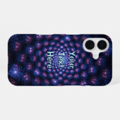 Fraktal Multiverse iPhone 16 Hülle (Rückseite (Horizontal))
