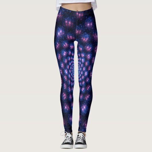 Fraktal Multiverse Leggings (Vorderseite)