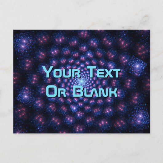 Fraktal Multiverse Postkarte (Vorderseite)