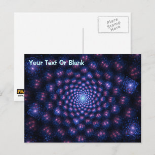 Fraktal Multiverse Postkarte