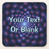 Fraktal Multiverse Rechteckiger Pappuntersetzer (Vorderseite)