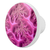 Fraktal Muster ~ Bizarre Freaky Weird Mindblows Keramikknauf (Rechts)