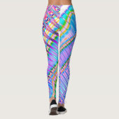 Fraktal Muster Leggings (Rückseite)