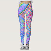 Fraktal Muster Leggings (Vorderseite)