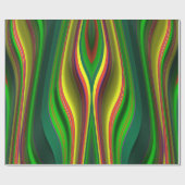~ Fraktal Muster Multicologe ~ Weihnachten ~ Geschenkpapier (Flach)