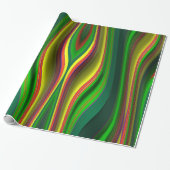 ~ Fraktal Muster Multicologe ~ Weihnachten ~ Geschenkpapier (Ungerollt)