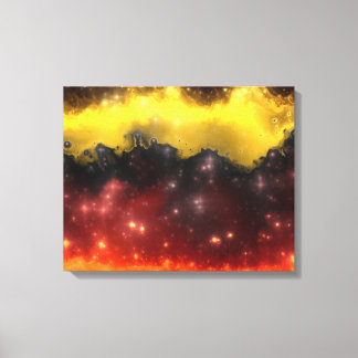 Fraktal-Nebel 2-1 Wrapped Canvas Leinwanddruck