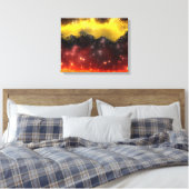 Fraktal-Nebel 2-1 Wrapped Canvas Leinwanddruck (Insitu (Schlafzimmer))