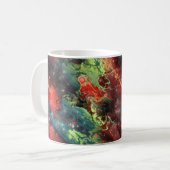 Fraktal-Nebel 3 Tasse (Vorderseite Links)