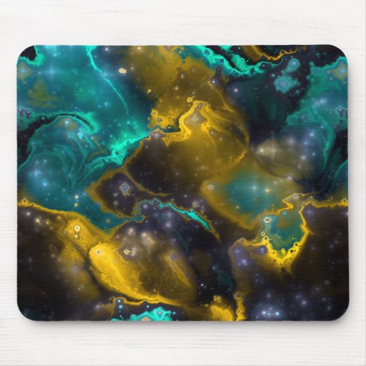 Fraktal-Nebel 4 Mousepad (Vorne)