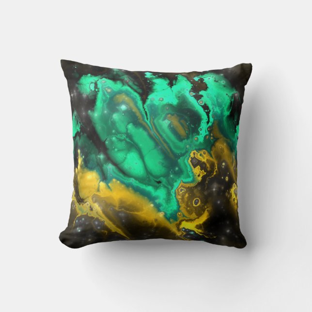 Fraktal-Nebelflecke 8 Kissen (Vorderseite)