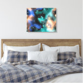 Fraktal Nebulae 2 überzogene Canvas Leinwanddruck (Insitu (Schlafzimmer))