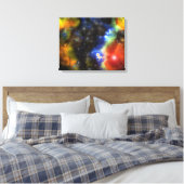 Fraktal Nebulae 6 überzogene Canvas Leinwanddruck (Insitu (Schlafzimmer))