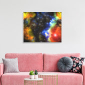 Fraktal Nebulae 6 überzogene Canvas Leinwanddruck (Insitu (Wohnzimmer))