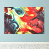 Fraktal Nebulae 7 Wrapped Canvas Leinwanddruck (Insitu (Holzboden))