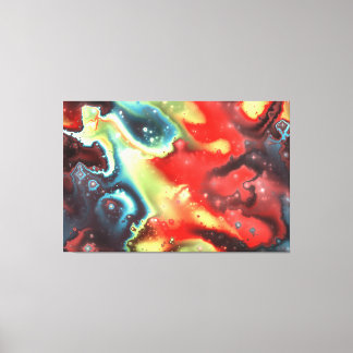 Fraktal Nebulae 7 Wrapped Canvas Leinwanddruck