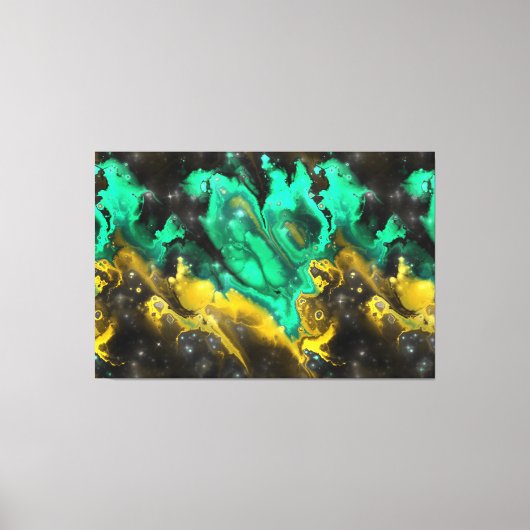 Fraktal Nebulae 8 Wrapped Canvas Leinwanddruck (Vorderseite)