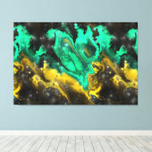 Fraktal Nebulae 8 Wrapped Canvas Leinwanddruck (Insitu (Holzboden))