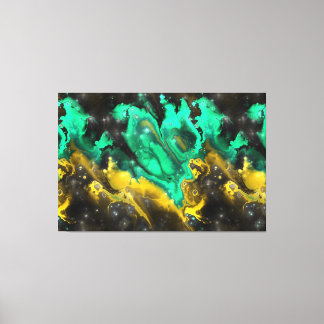Fraktal Nebulae 8 Wrapped Canvas Leinwanddruck