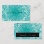 Fraktal-Netzwerk Visitenkarte (Vorne/Hinten)