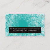 Fraktal-Netzwerk Visitenkarte (Rückseite)