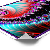 Fraktal Nr. 4 Poster (Ecke)