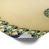 Fraktal Octopus Mandelbrot Garden Poster (Ecke)