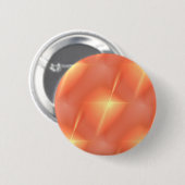 Fraktal-Orangen-Stern Button (Vorne & Hinten)