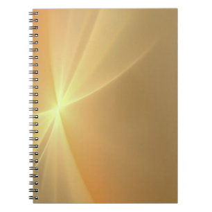 Fraktal-Orangengold Notizblock