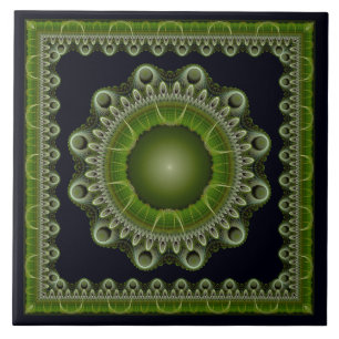 Fraktal Orientalische Keramik Fliese