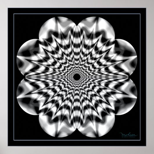 Fraktal Oszillator Poster (Vorne)