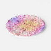 Fraktal Pappteller (Schrägansicht)