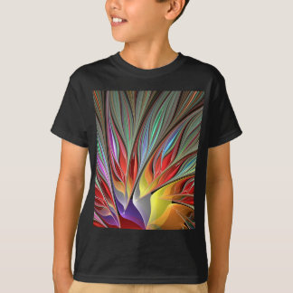 Fraktal-Paradiesvogel T-Shirt