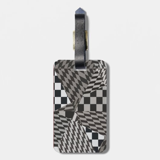 Fraktal Paradise Gepäckanhänger (Rückseite vertikal)