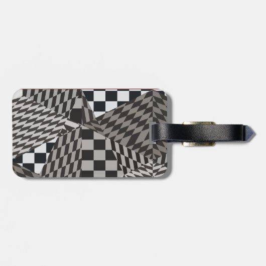 Fraktal Paradise Gepäckanhänger (Rückseite horizontal)