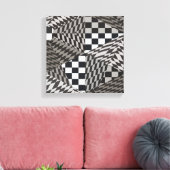 Fraktal Paradise Leinwanddruck (Insitu (Wohnzimmer))