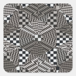 Fraktal Paradise Quadratischer Aufkleber