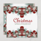 Fraktal Party Einladung (Vorne/Hinten)