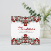 Fraktal Party Einladung (Stehend Vorderseite)