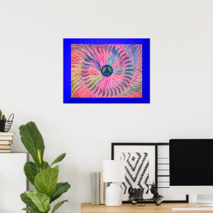 Fraktal Peace Poster