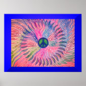 Fraktal Peace Poster (Vorne)