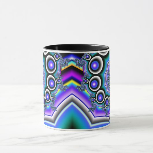 Fraktal Perlen Tasse (Zentrum)