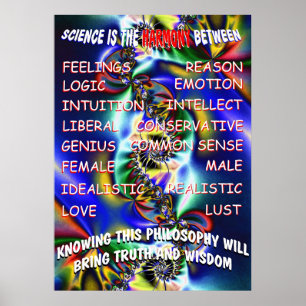 Fraktal Philosophie Poster